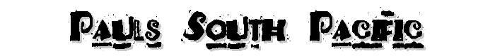 Pauls South Pacific font